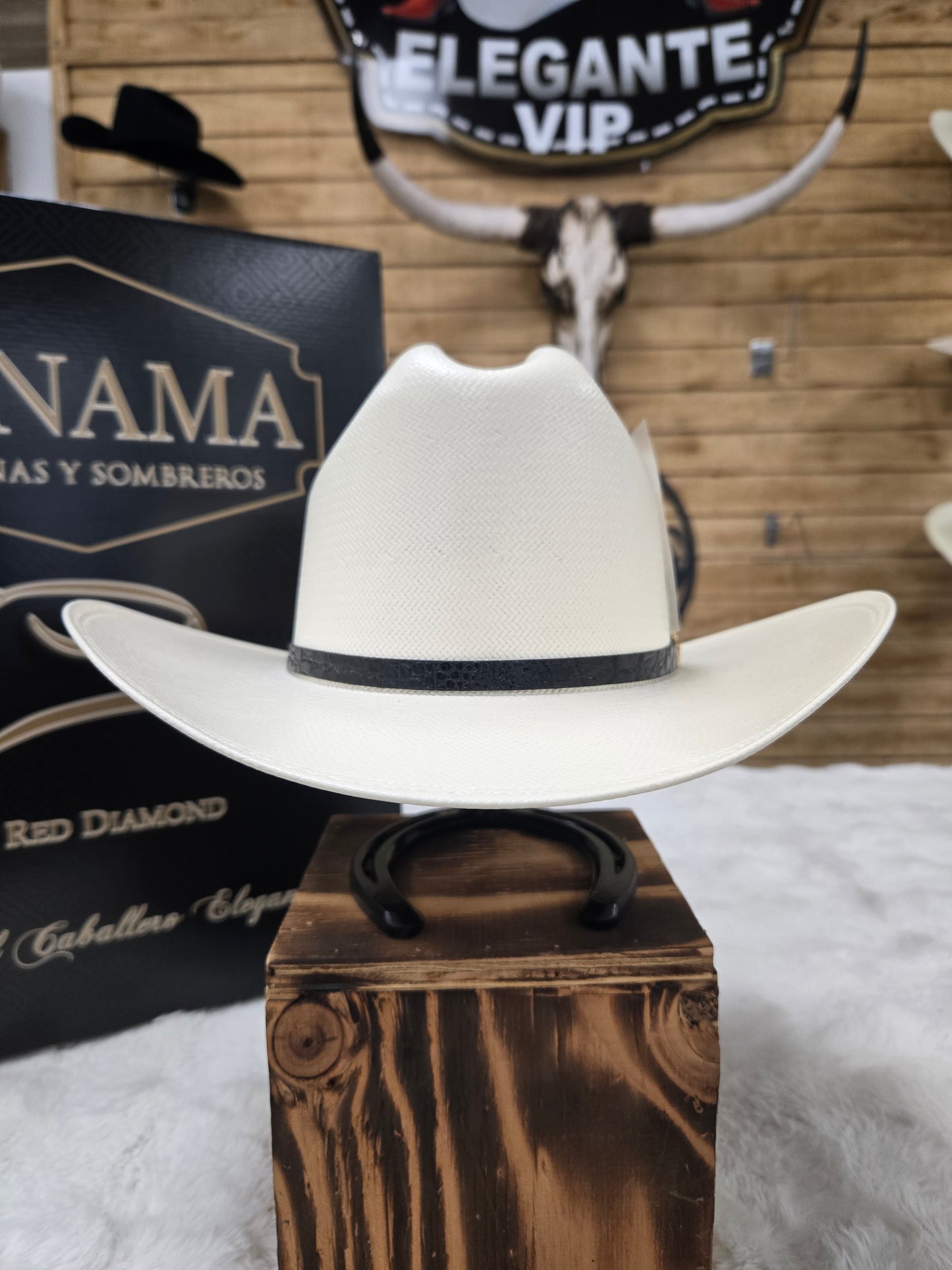 Panama 1000x Panter Sinaloa Palma Shantung Sombrero Straw Hat