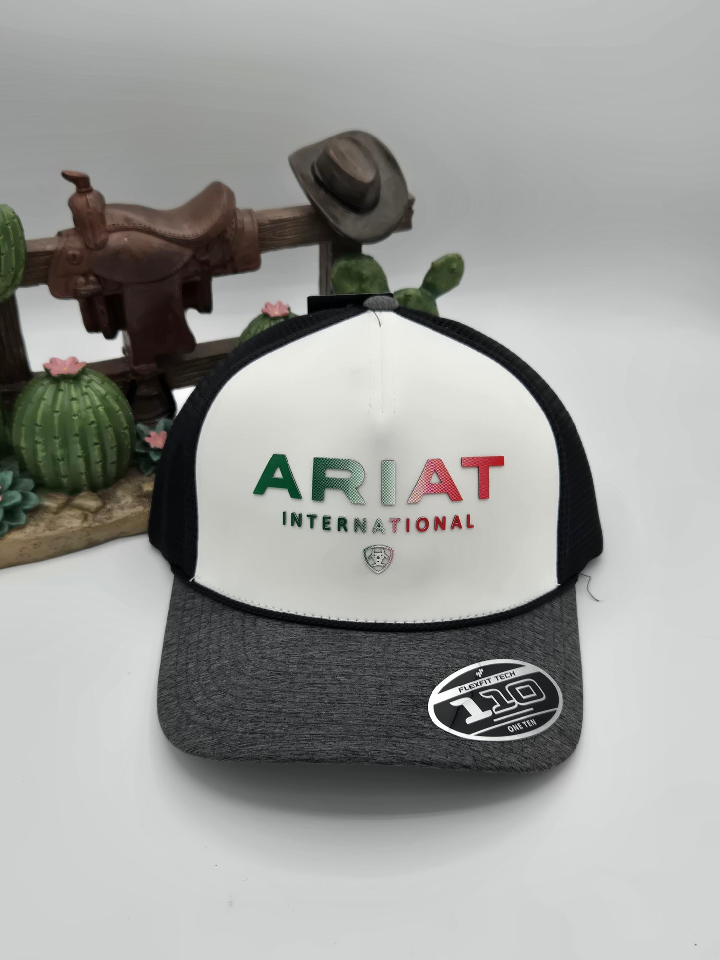 Ariat Flexfit Mexico Colors Trucker Hat Gorra