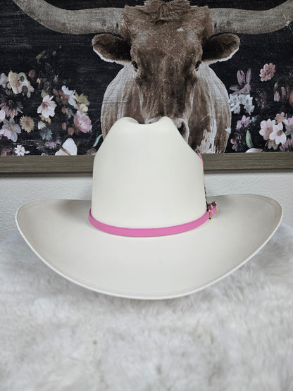 Coquette Sinaloa Telar Sombrero Hat - Guadalupana Pink