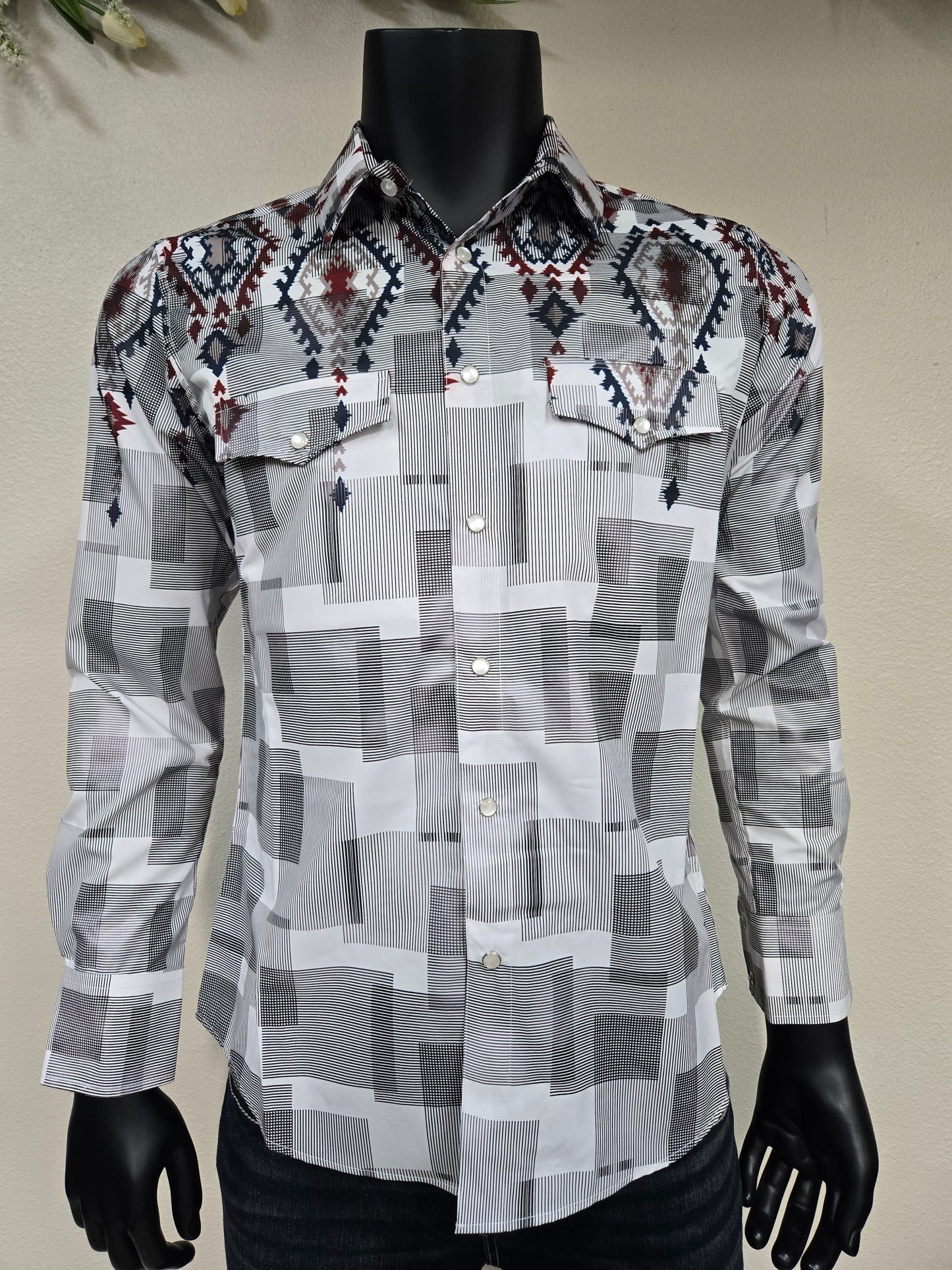 Montero Mens Checkered Long Shirt - MT0466