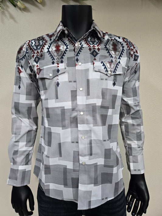 Montero Mens Checkered Long Shirt - MT0466