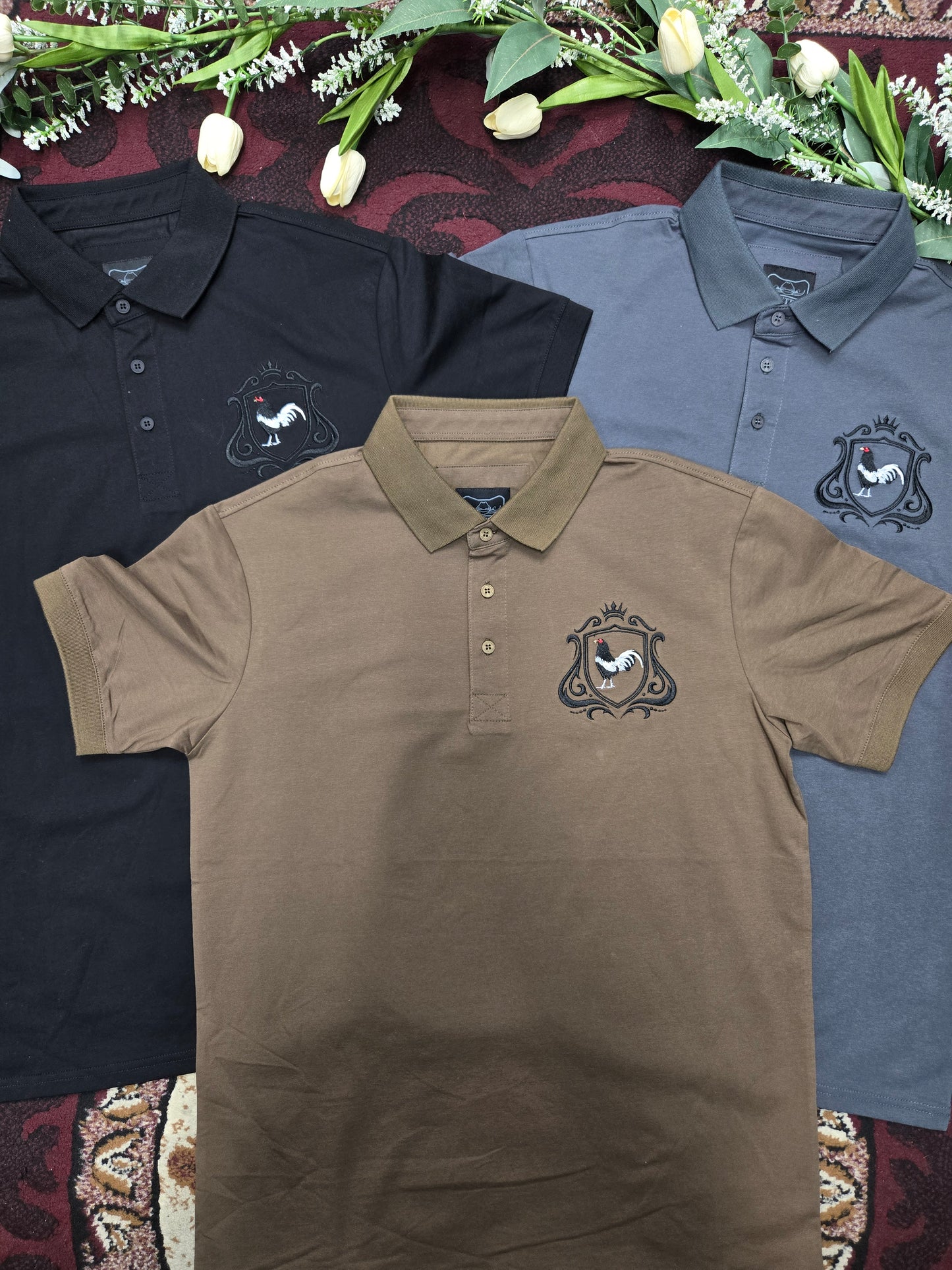 Montero Mens Gallo Royal Polo Shirt