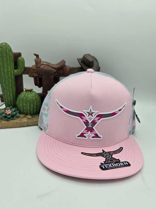 Texhorn Pinky Aztec print Gorra Trucker Hat - Pink/Rosita