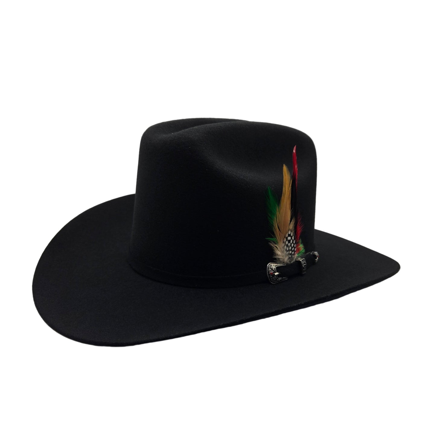 White Diamond 100x Sinaloa Wool Felt Hat - Black, Chocolate