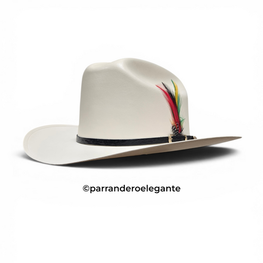 White Diamond 100x San Judas Sombrero Telar Hat