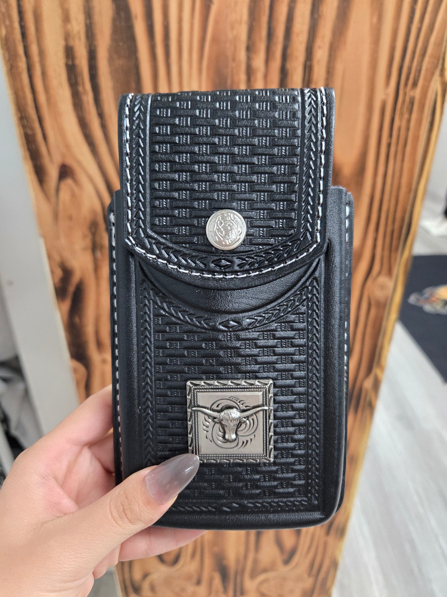 Bull/Toro Pin Funda Phone Case for Belt