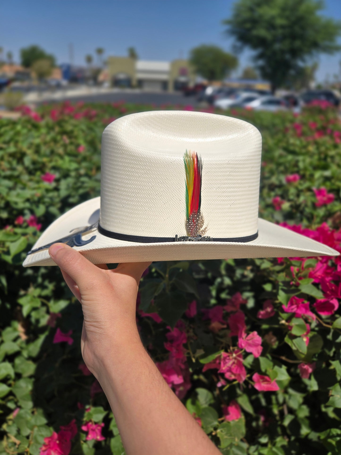 Cuernos Chuecos 100x Durango Shantung Hat