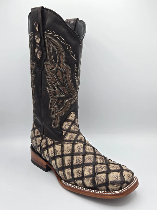 Denver Mens Boot Western Safari - Natural