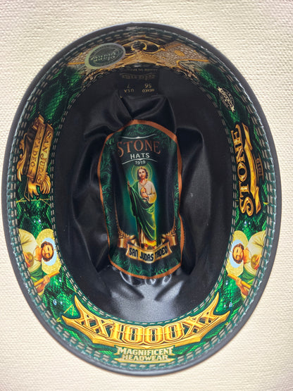 Stone 1000x Sinaloa San Judas Telar Sombrero Hat